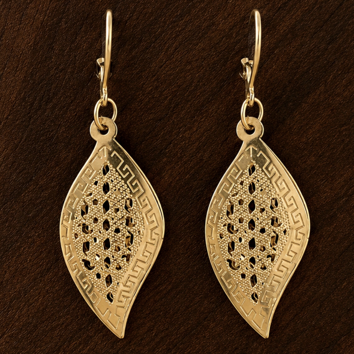 گوشواره رویش دور ورساچ استیل رنگ ثابت ضد حساسیتJ02