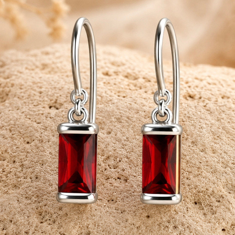گوشواره توپاز استیل رنگ ثابت ضد حساسیت J10