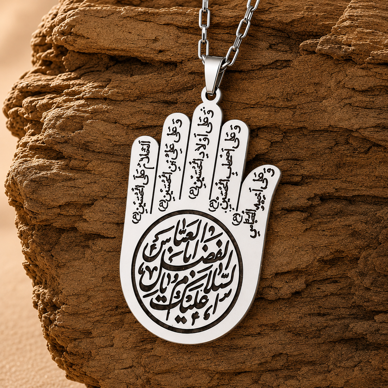 گردنبند اسپرت طرح علم حضرت عباس 2 کد GM027