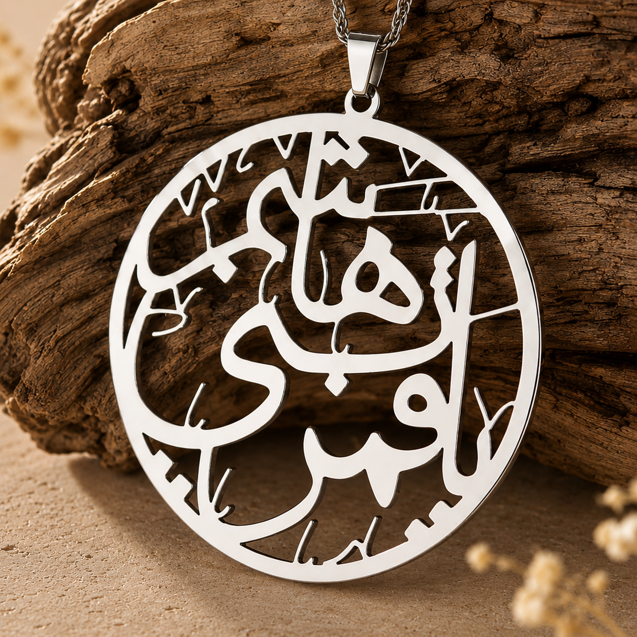 گردنبند اسپرت طرح یا قمر بنی هاشم کد GM029