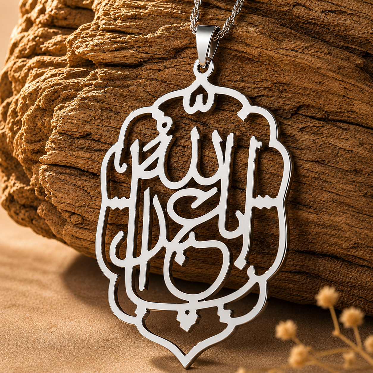 گردنبند اسپرت طرح یا اباعبدالله 2 کد GM031
